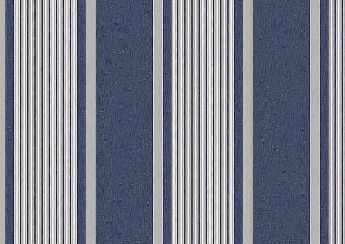 Laura Ashley Tiverton Stripe, Midnight - Roman Blind - Image 7